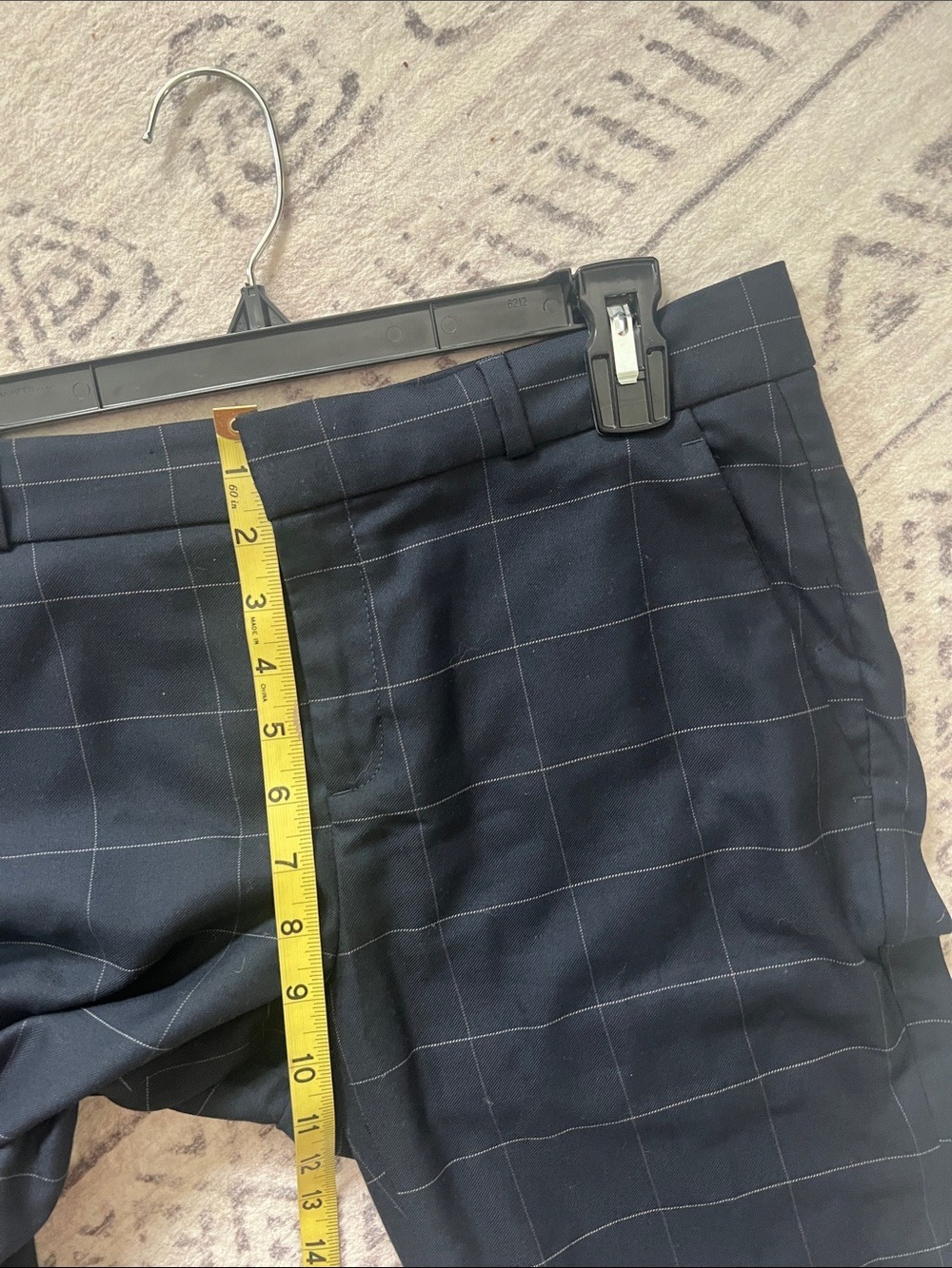 Banana Republic Navy Windowpane Two-Piece Suit - Picture 13 of 16
